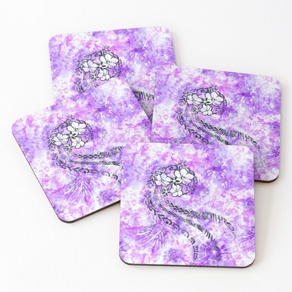 Item preview, Polynesian - Hawaiian Purple Tie Dye Splash designed and sold by sunnthreads.
