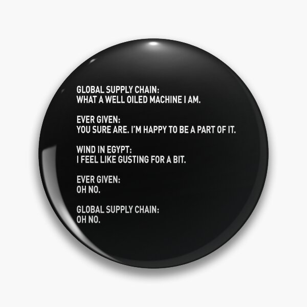 Item preview, Ever Given Suez Canal Cargo Ship Meme designed and sold by SowCow.