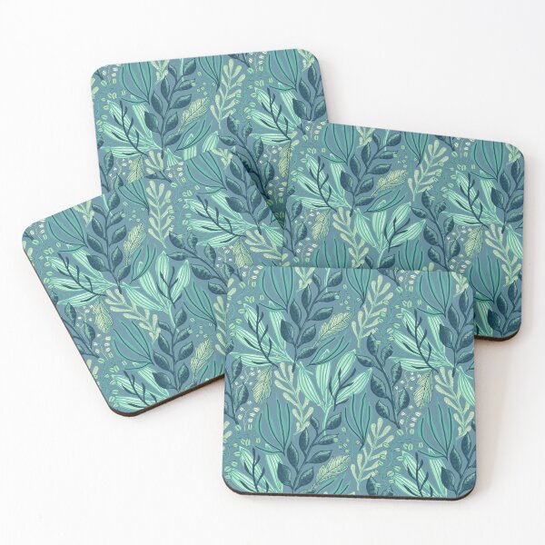 Item preview, Aquatic Leaves Pattern designed and sold by Dream Big! by E. H..
