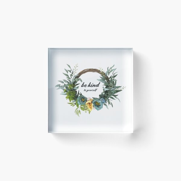 Item preview, Boho Wreath-Be Kind to Yourself designed and sold by gizemakdogan.