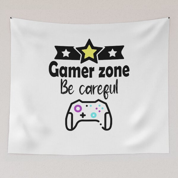 Item preview,  Fuuny games Gamer zone, Be careful ,gift idea for lovers games designed and sold by Mac Store.