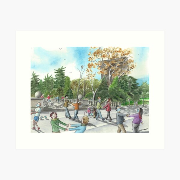 Item preview, "Lindy in the Park" by Robin Galante designed and sold by Robin Galante Art .