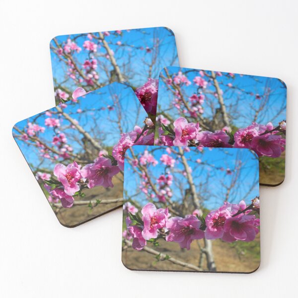 Item preview, peach blossom in spring in orchard designed and sold by Mahirov Shop.
