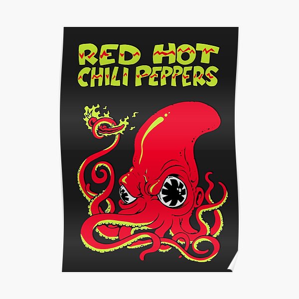 Red Hot chili pappers T-Shirt musique rock Affiche musique rhcp Sticker Poster