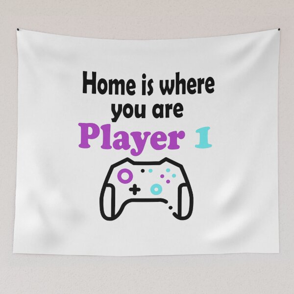 Item preview,  Fuuny games Home is where you are 'Player 1, gift idea for lovers games designed and sold by Mac Store.