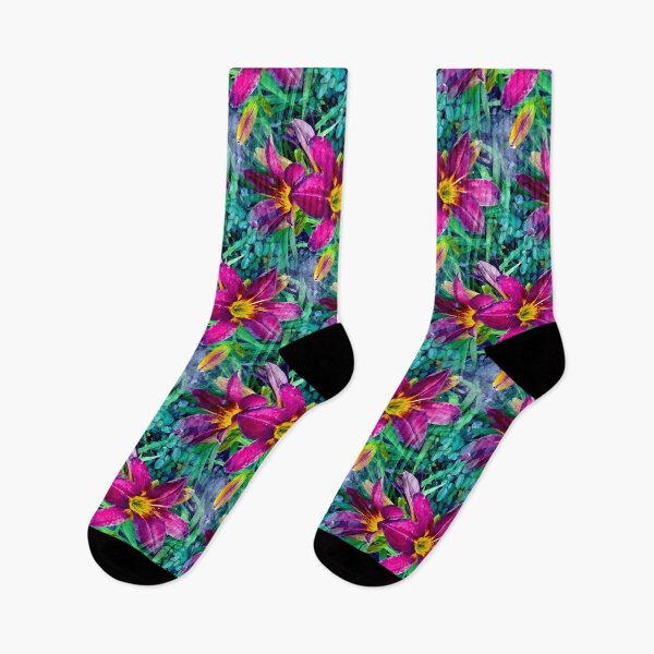 Item preview, Fuchsia Lilies Artdeco designed and sold by Nisuris.