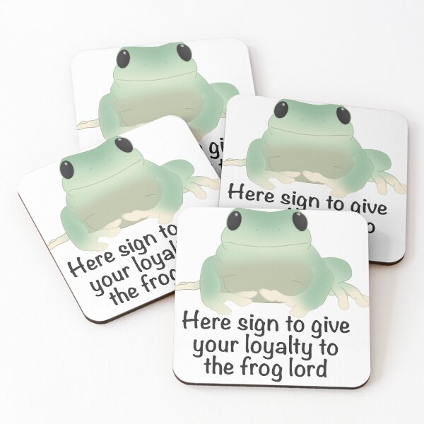 Item preview, Cute frog meme designed and sold by Micromiek.