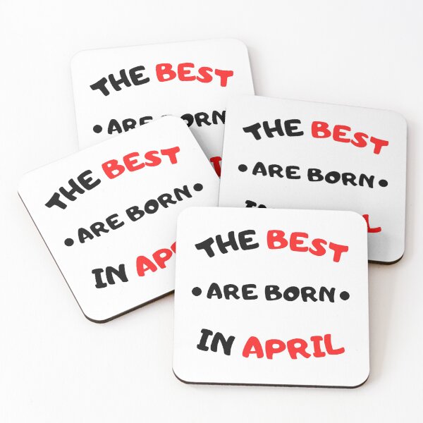 Item preview, The best are born in April designed and sold by Lbrouks.