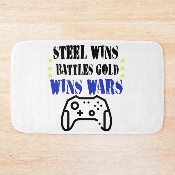 Item preview,  Fuuny games Steel wins battles, Gold wins wars ,gift idea for lovers games designed and sold by Mac Store.