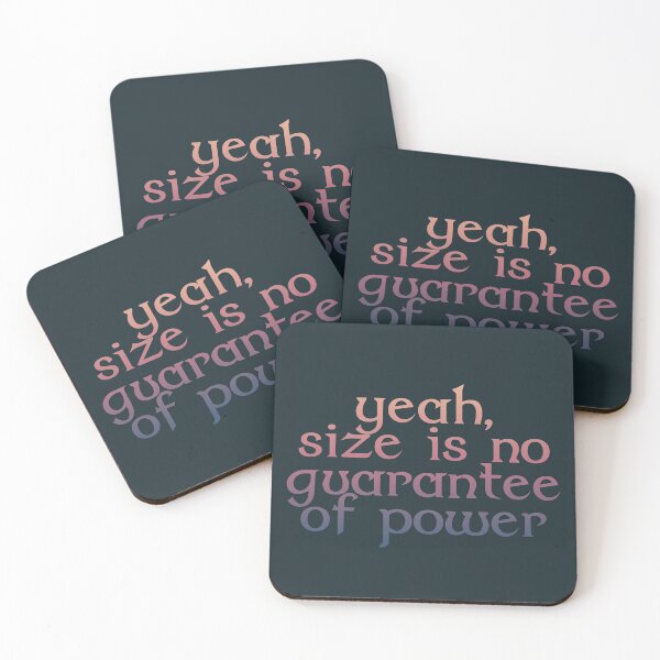 Item preview, Yeah, Size Is No Guarantee of Power designed and sold by inkset.