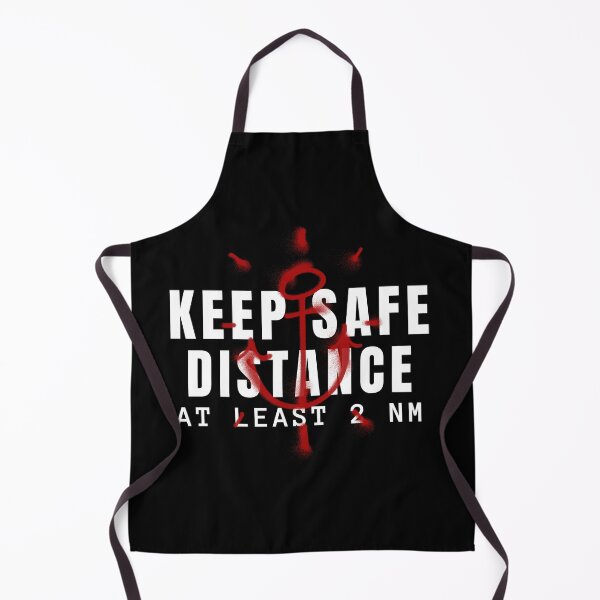 Item preview, Safe Distance 2NM - Sailor Funny Joke designed and sold by Passion-For-Sea.