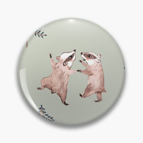 Item preview, Dancing badgers designed and sold by Petit Faon Prints.