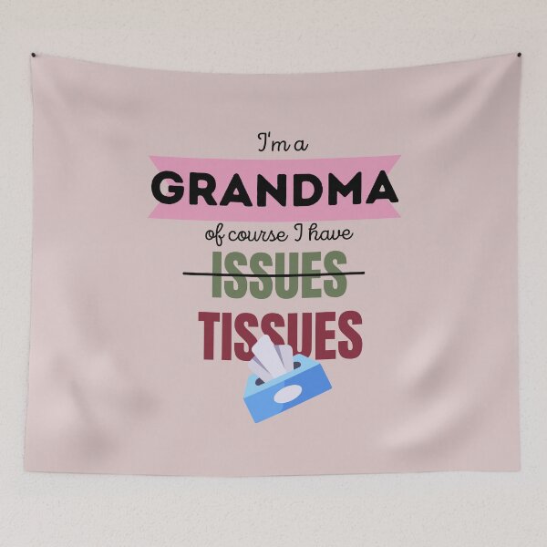 Item preview, Grandma with Tissues designed and sold by CassieNash.