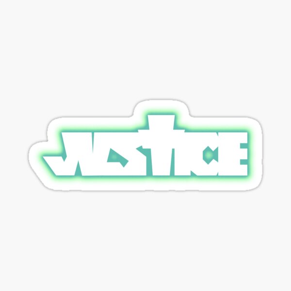 justice logo Sticker
