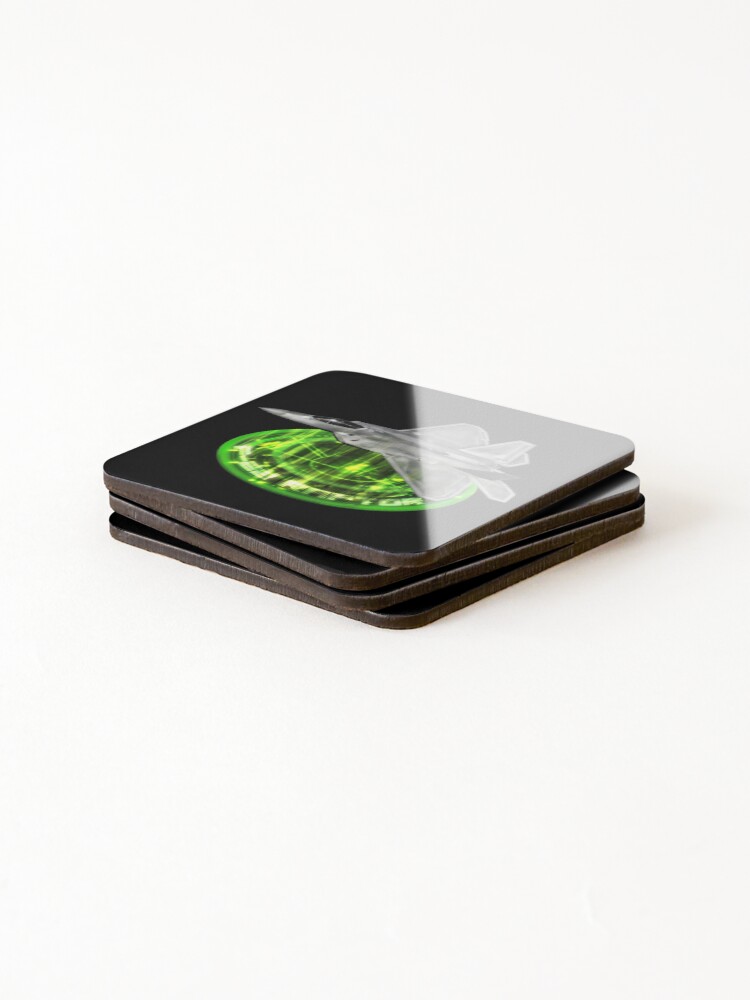 Thumbnail 4 of 5, Coasters (Set of 4), F-22 RAPTOR designed and sold by deathdagger.