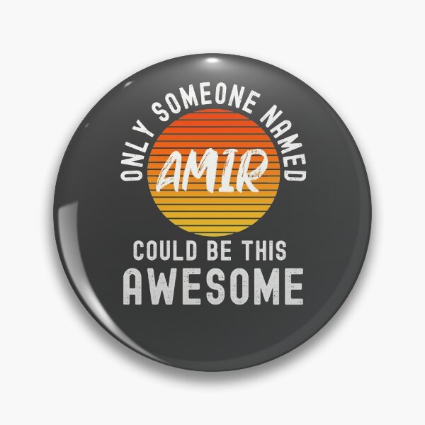 Item preview, Only someone named AMIR could be this awesome designed and sold by Dorkification.