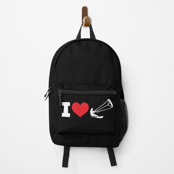 Item preview, Kitesurfing - I love, I love, red heart designed and sold by Mohja-Design.