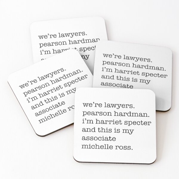Item preview, We're lawyers, Harriet Specter and Michelle Ross designed and sold by Abbie's Prints.