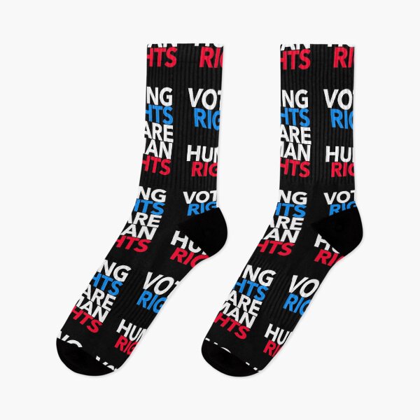 Item preview, Voting Rights are Human Rights (red white blue) designed and sold by Thelittlelord.