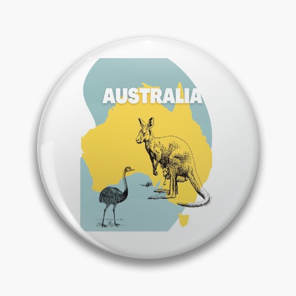 Item preview, Animales Típicos Australianos (el canguro y el emú) designed and sold by Makicalgui.
