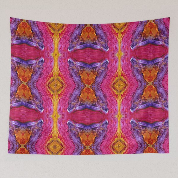 Item preview, Abstract Hour Glass, Pink, Purple and Sunset Yellow Watercolors designed and sold by Butterflylife.