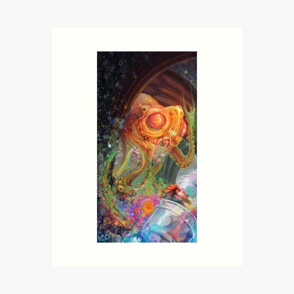 I Found Peace in a Glass Jar Called Desire Art Print
