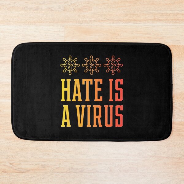 Item preview, Hate Is A Virus - Anti Asian Racism designed and sold by DiogoCalheiros.