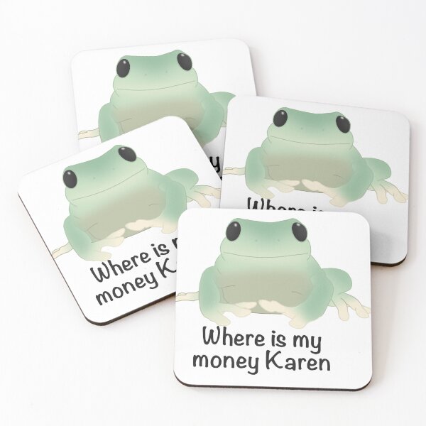 Item preview, Cute frog meme designed and sold by Micromiek.
