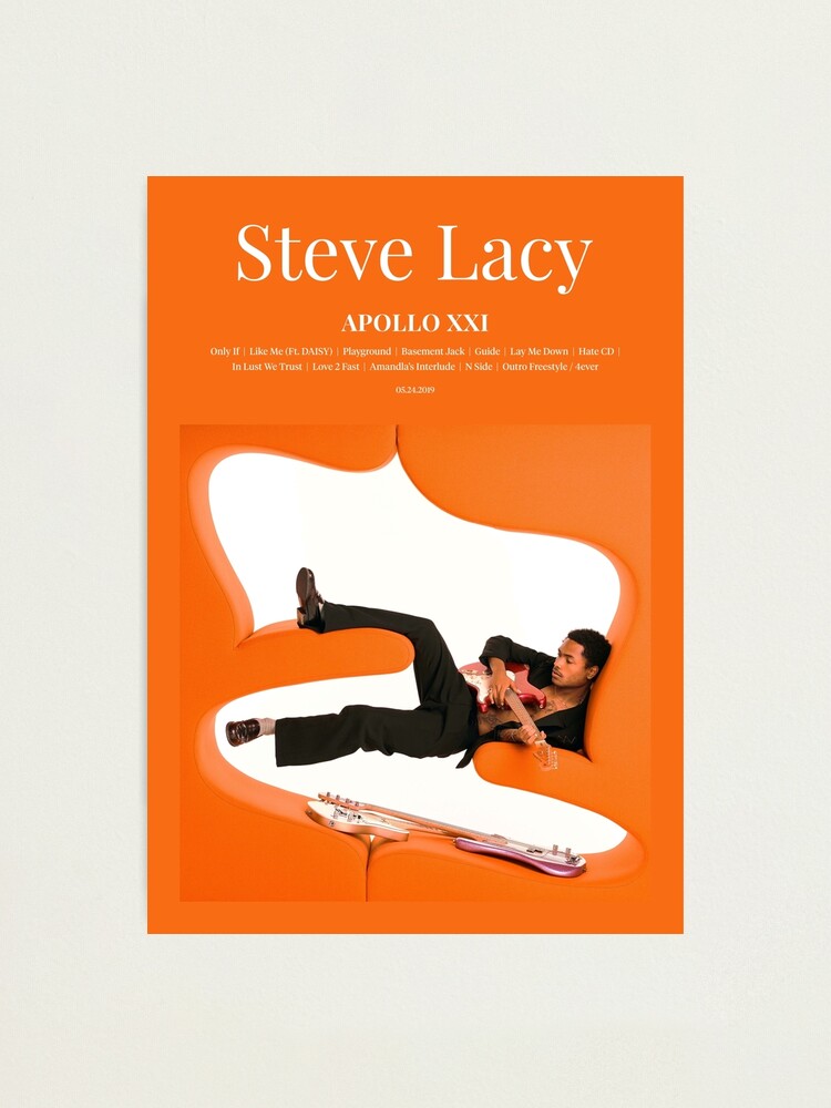 Steve Lacy - Apollo XXI (2019) Music Album Cover Poster Photographic Print