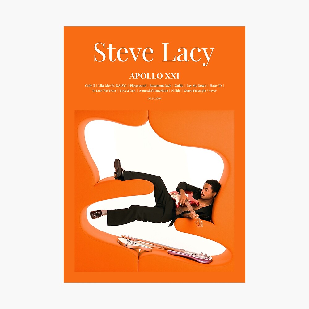 Steve Lacy - Apollo XXI (2019) Music Album Cover Poster Photographic Print