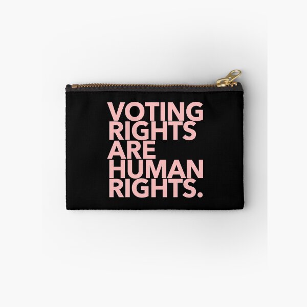 Item preview, Voting Rights are Human Rights (pink 1) designed and sold by Thelittlelord.
