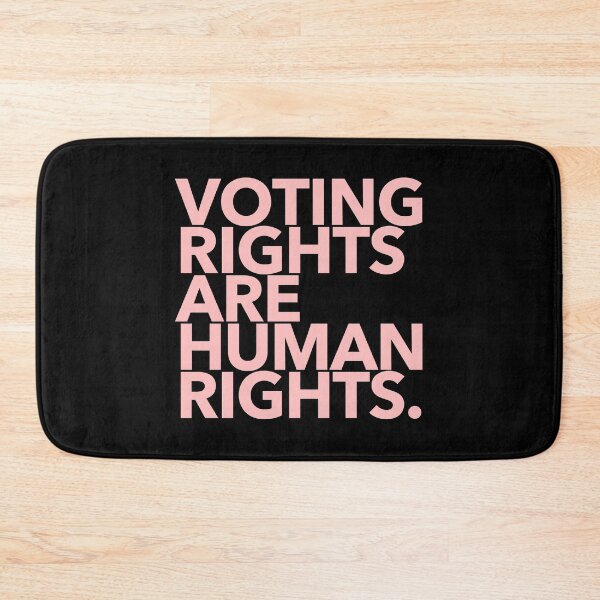 Item preview, Voting Rights are Human Rights (pink 1) designed and sold by Thelittlelord.