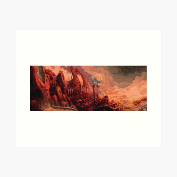 Land of Fires Art Print