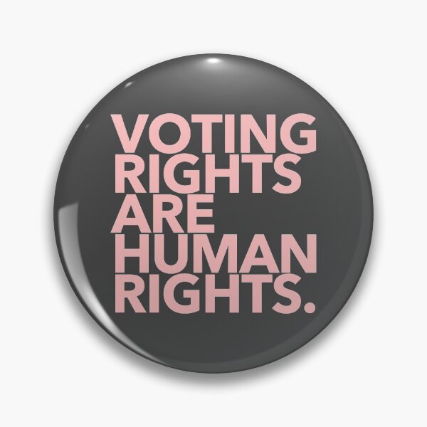 Item preview, Voting Rights are Human Rights (pink 2) designed and sold by Thelittlelord.