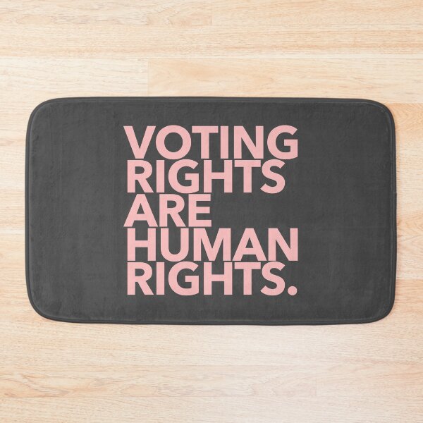 Item preview, Voting Rights are Human Rights (pink 2) designed and sold by Thelittlelord.