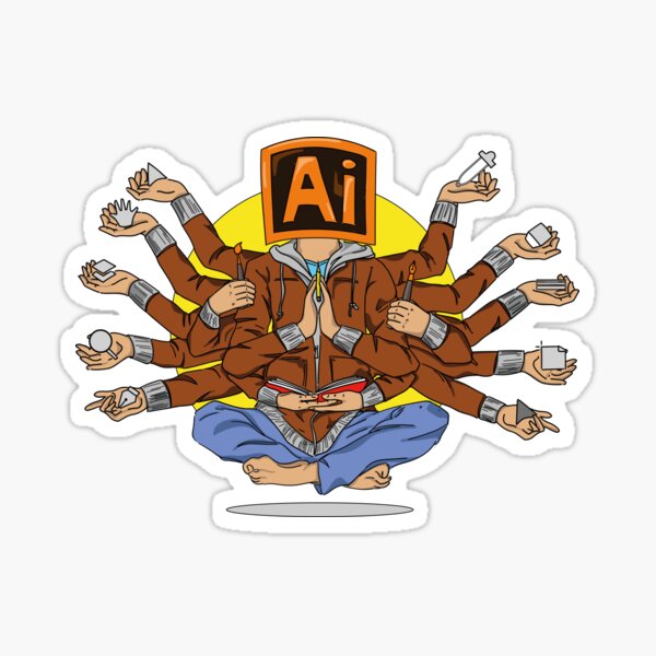 Adobe Illustrator - Antonio Iglesias Sticker