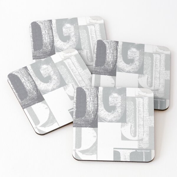 Item preview, Grey Blue Typography designed and sold by WearWolfDesigns.
