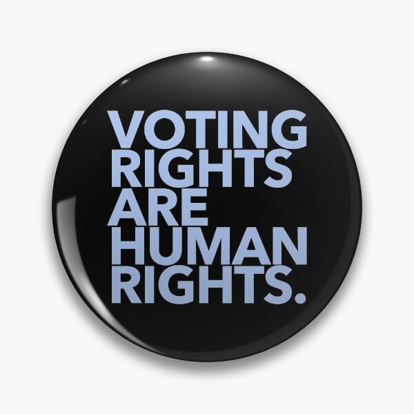 Item preview, Voting Rights are Human Rights (blue) designed and sold by Thelittlelord.