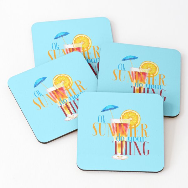 Item preview, Ok SUMMER Do Your THING! (on Aqua) designed and sold by PawsitiveMum.