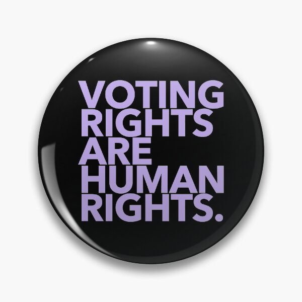 Item preview, Voting Rights are Human Rights (lavender 1) designed and sold by Thelittlelord.