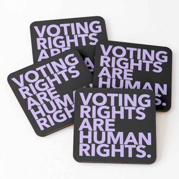 Item preview, Voting Rights are Human Rights (lavender 1) designed and sold by Thelittlelord.