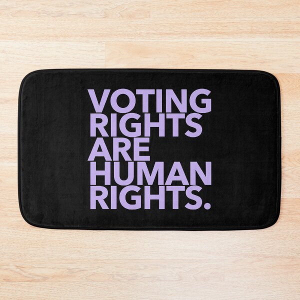 Item preview, Voting Rights are Human Rights (lavender 1) designed and sold by Thelittlelord.