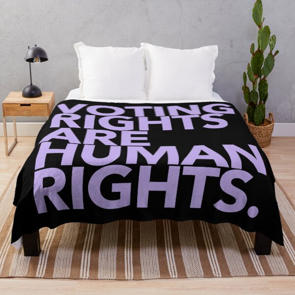 Item preview, Voting Rights are Human Rights (lavender 1) designed and sold by Thelittlelord.