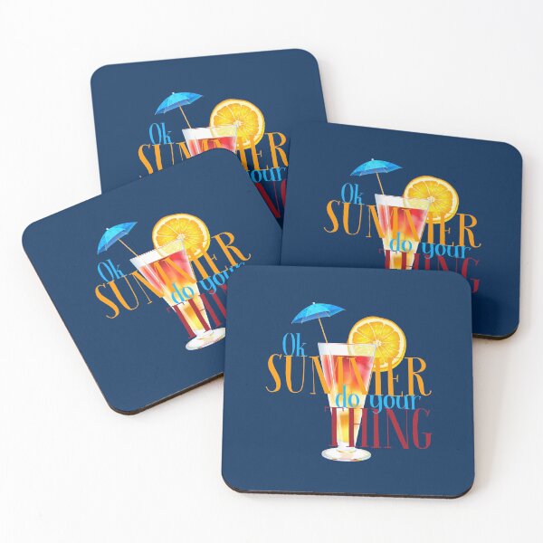 Item preview, Ok SUMMER Do Your THING! (on Navy) designed and sold by PawsitiveMum.