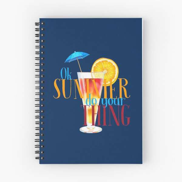 Item preview, Ok SUMMER Do Your THING! (on Navy) designed and sold by PawsitiveMum.