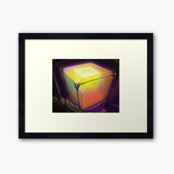 Tesseract Framed Art Print