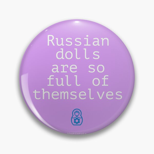 Item preview, Russian Dolls designed and sold by (Not) The Wednesday Shop.
