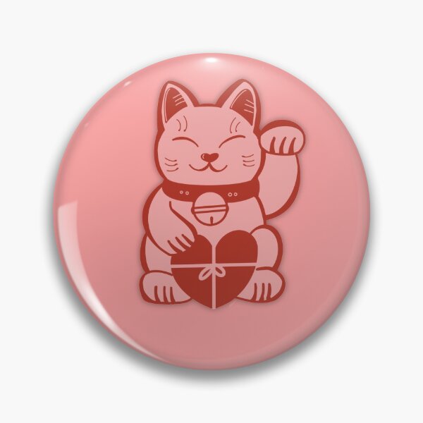 Aperçu de l'œuvre Chat porte-bonheur kawaii créée et vendue par artyoakes.