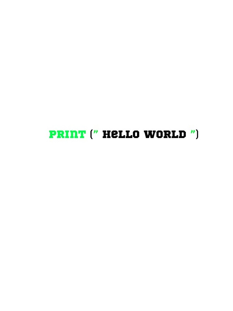 Thumbnail 5 of 5, iPhone Case, hello world python programming designed and sold by KAASHIRT.