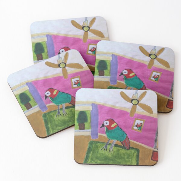 Item preview, A parrot in her house  designed and sold by Rachel the Artist .